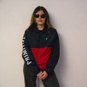 PRIMITIVE SKATEBOARDING Men’s Midnight Blue Red Anorak Coach Jacket Size Large